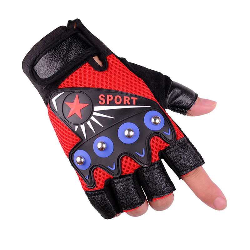 New Cycling Gloves Half Finger Guantes Luvas Motorcycle Bicycle Breathable Anti-slip MTB Bike Fitness Sport Training Glove