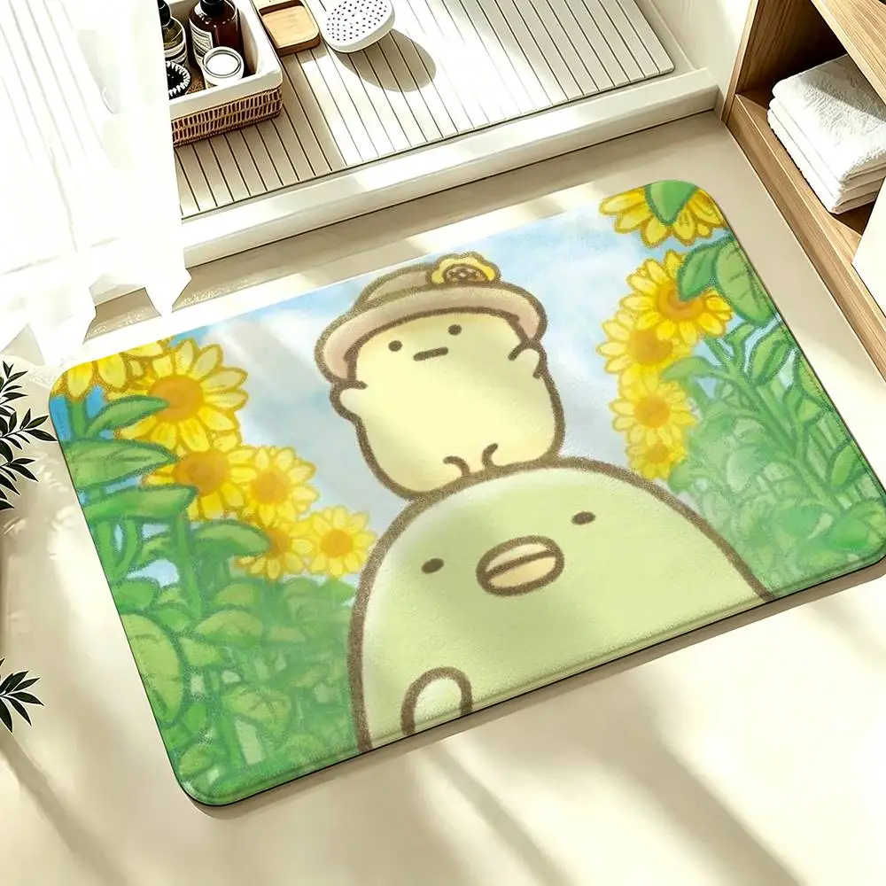 D-Sumikko Gurashi Shower Room Absorbent Small Floor Mat Soft Comfortable Decorative Foot Mat