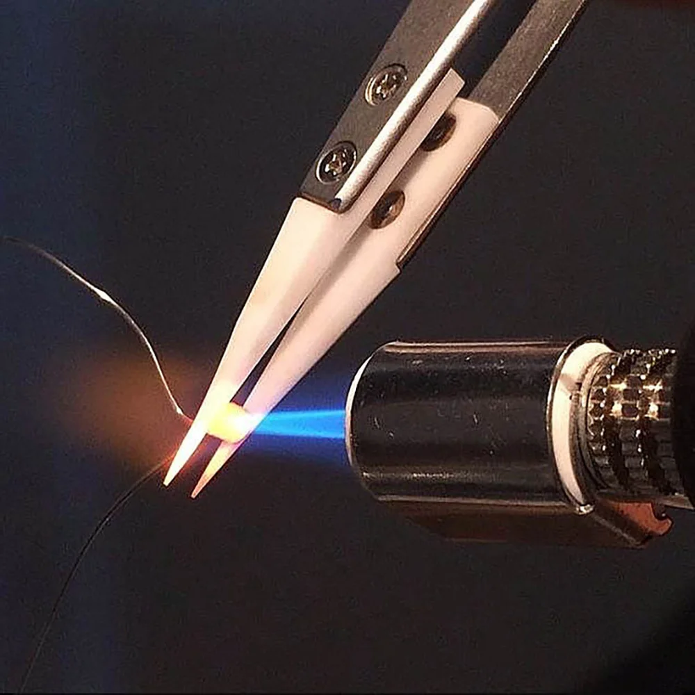 Stainless Steel ceramic tweezers High Temperature Resistant With insulation And Anti Scalding Properties Acid And Alkali Resista