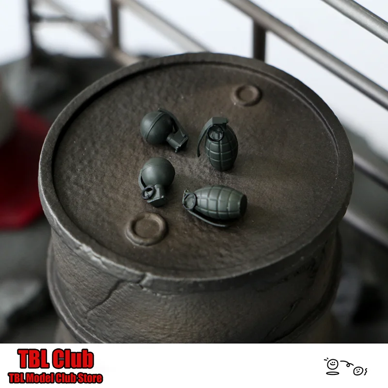 

1/12 Scale Male Mini Accessory Toys Grenade Sets Round Thunder Long Thunder For 6-inch Action Figure Soldier DIY Scene Props