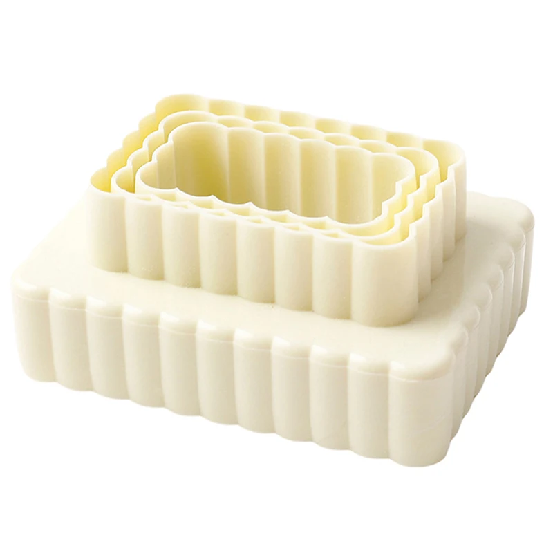 3 قطعة/المجموعة مربع البسكويت قوالب DIY فندان قالب الكعكة كعكة ديكور أداة كوكي القواطع المعجنات قوالب لوازم الخبز