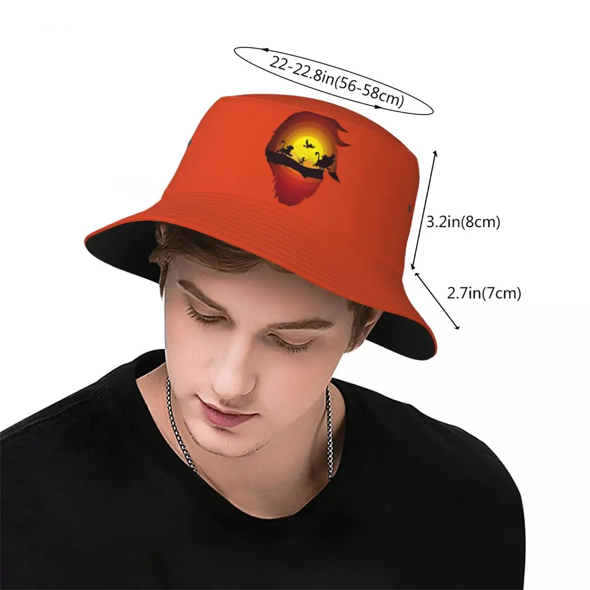 Hakuna Matata Cappelli a secchiello Cappello Panama Bambini Bob Cappelli da pescatore per berretti da pesca estivi unisex