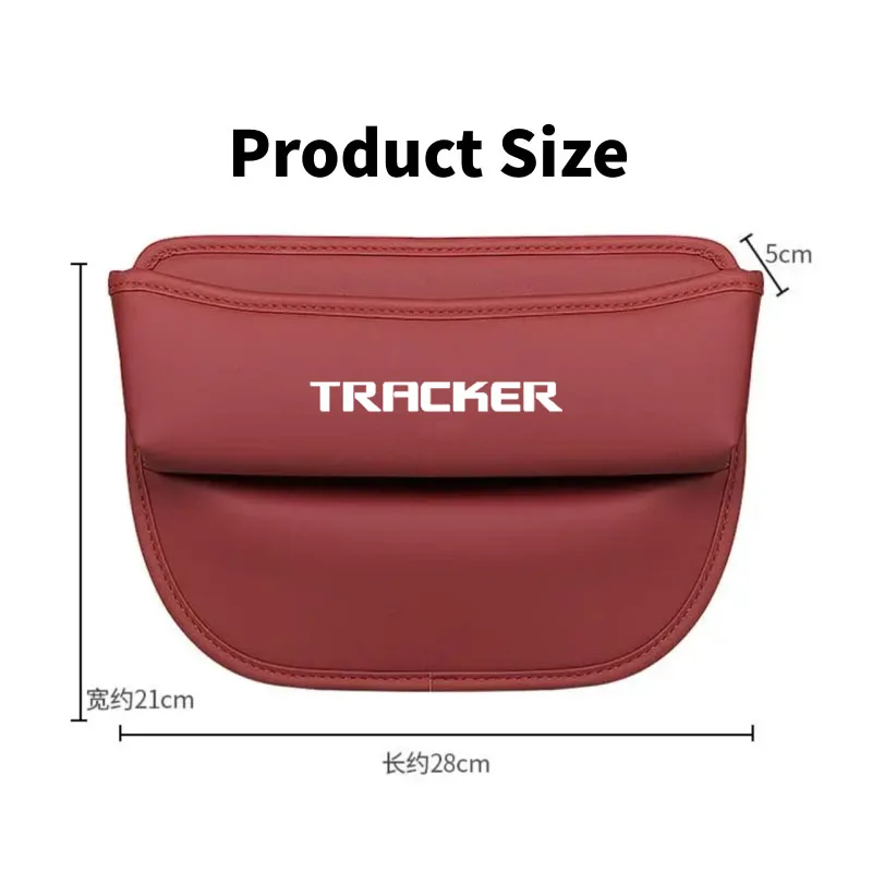 Car Seat Organizer Leather Crevice Storage Box for TRACKER Auto Accessories