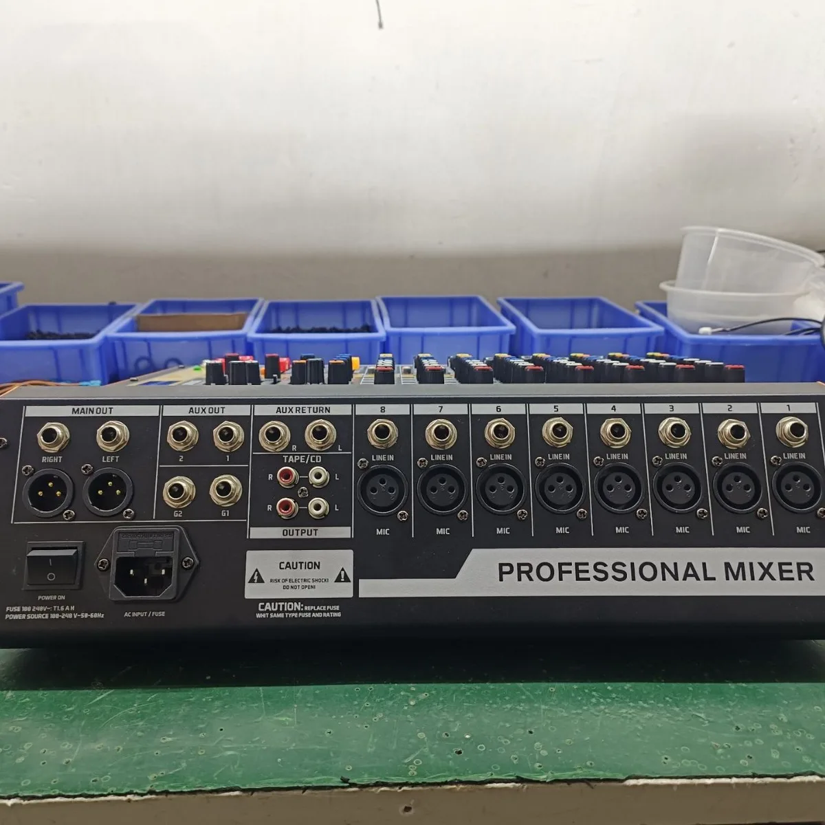 Cross-border mp3 bluetooth input signal suitable for family Karaoke outdoor wedding stage bar mixer DT-S8
