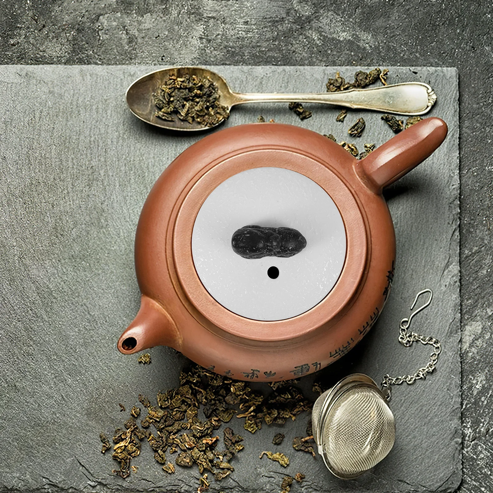 

Replacement Tea Kettle Lid Ceramic - Spill-Proof Fine Craftsmanship Teapot Accessory Suitable for Tea Cups Decorative Household
