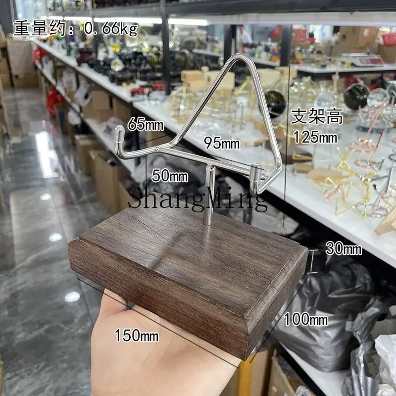 

CL Crystal Rough Mineral Label Ore Crystal Cluster Jade Transparent Acrylic Ornament Bracket Wooden Wooden Display