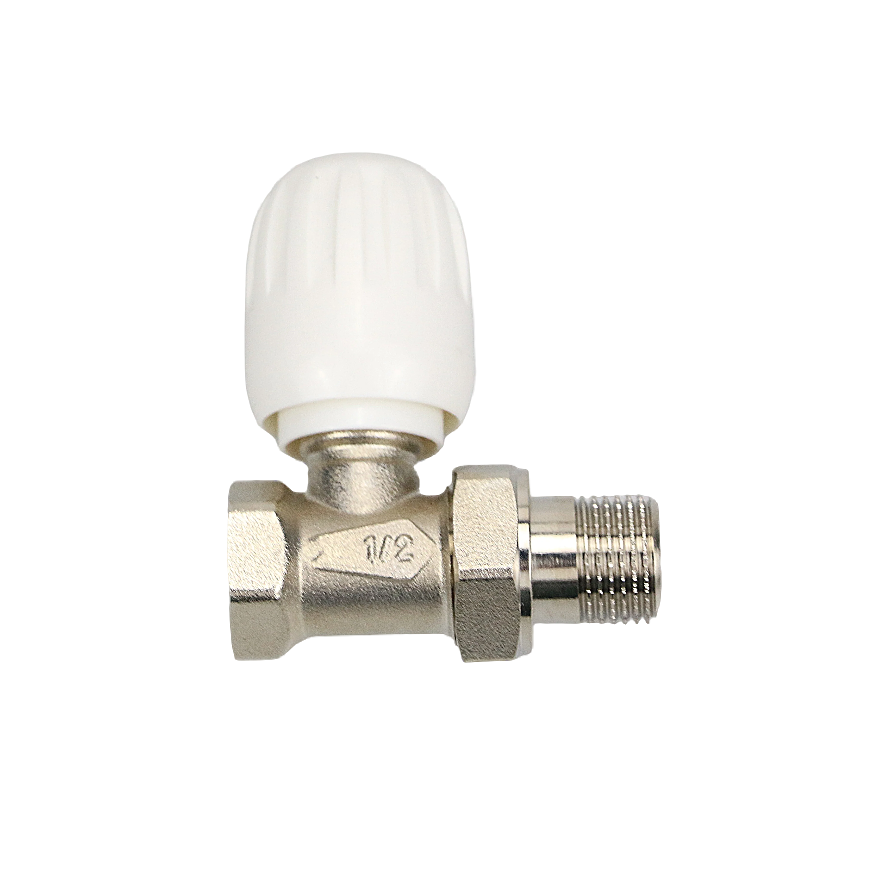 

Термостатический радиаторный клапан из латуни 1/2 дюйма с никелированным покрытием для систем гидравлического напольного отопления в квартирах (ATV&UTV)