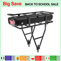 Rear racking eCycling Battery 36V 22.5AH Lithium Battery 18650 21700 48V 17.5Ah for Electric cycle 250W 500W 750W