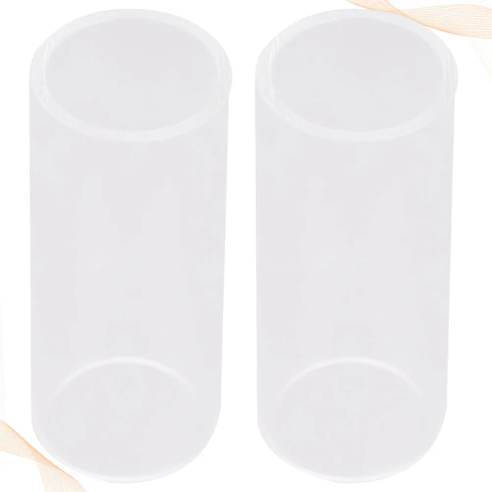

2 PCS Electric Guitar Finger Cots Slides Fingertip Protectors for Acoustic Bottle