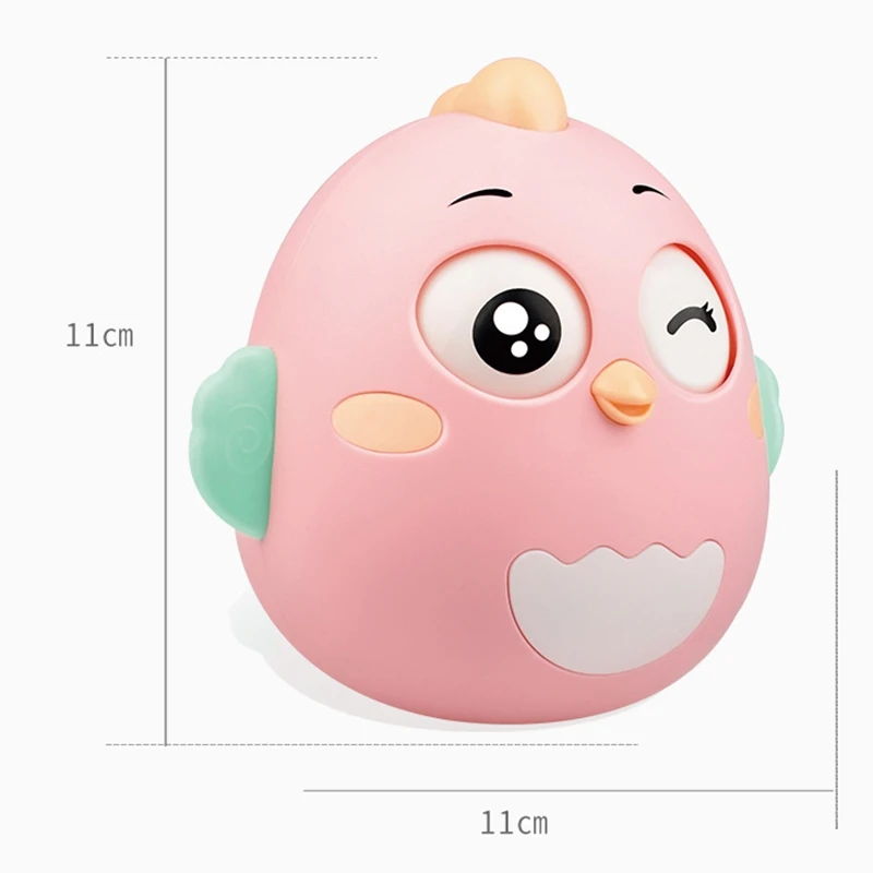 Cartoons Cute Chick Tumbler Toys Children's Gifts Education Puzzle Doll Tumbler For Newborns Gift