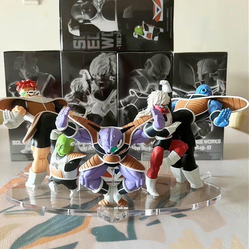 

5 шт. фигурка драконического жемчуга Ginyu Force Jeice Ginyu Guldo Recoom Burter экшн ПВХ Амин Коллекционная модель игрушки крутые праздничные подарки