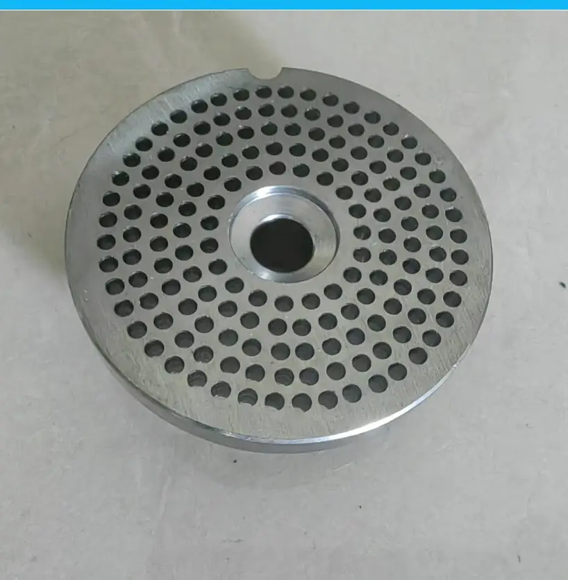 No.12 69mm diameter Meat Grinder Parts Stainless Steel Convex Grate Porous Plate 3mm