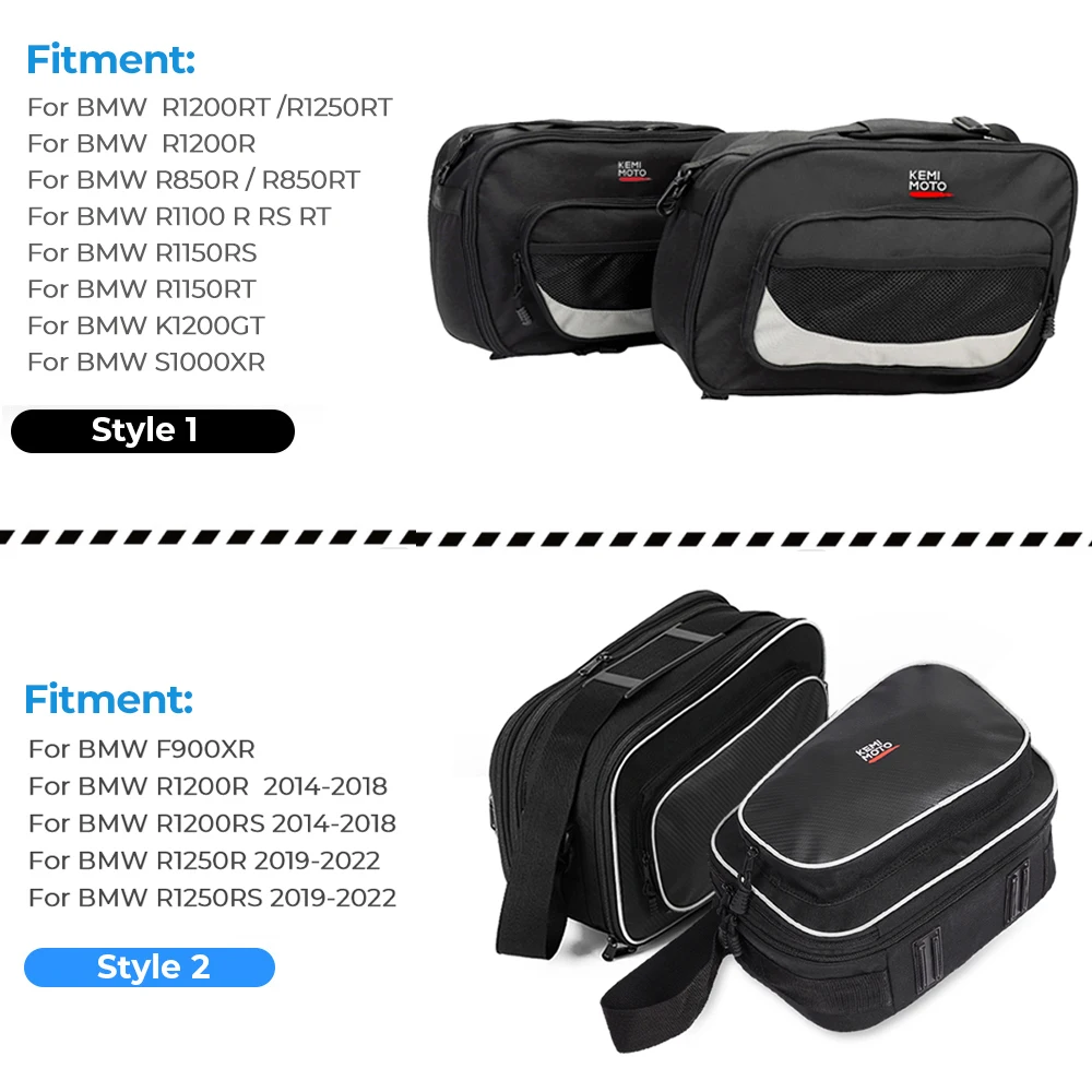 Motorcycle luggage bag saddlebag Inner Bags For BMW R1200RS R1250RS R850RT R1100 R RS RT R1100GS R1150RS R1150RT K1200GT K1300GT