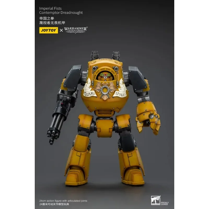 Original JOYTOY Warhammer 40K 1/18 Horus Heresy Imperial Fist Contemptor Dreadnought Mecha Movable Mecha Gift【In Stock】