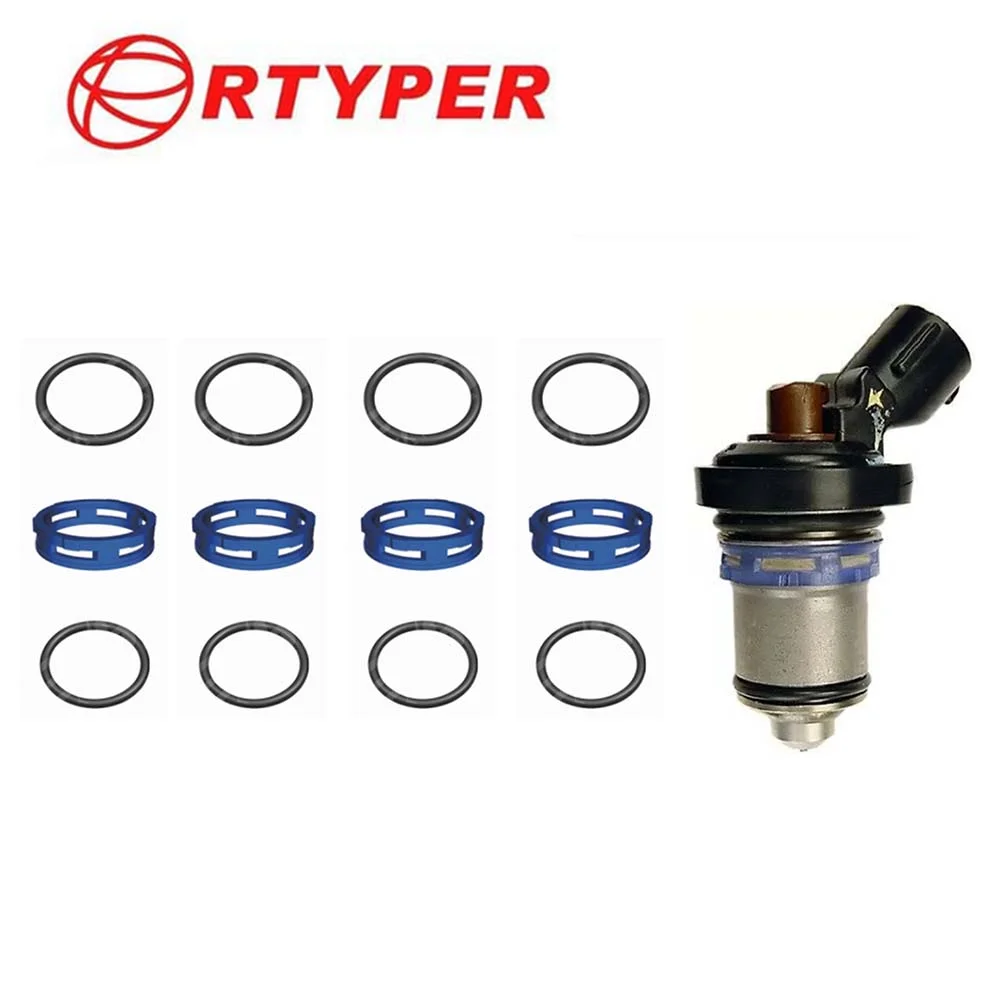 

GB 841-17114 Reman TBl 4 компл. Ремонтные комплекты топливных форсунок Кольцевой фильтр Oring для 88-91 Honda Civic CRX 16450PM5A01 16460-PM5-A01