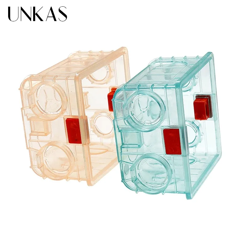 UNKAS High Adjustable Transparent Strength Mounting Internal Cassette for 86 Type Switch and Socket Black Wiring Back Box