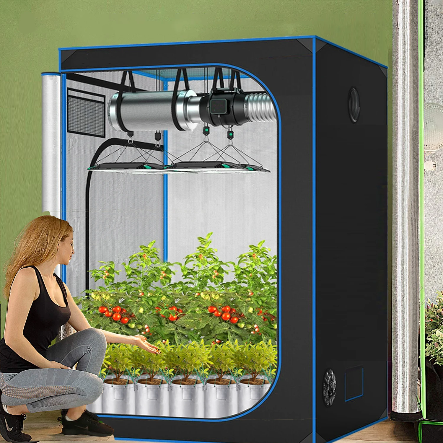 Kit Lengkap Tenda Tanam Dalam - Grow Tent Complete Kit ulasan dan harga