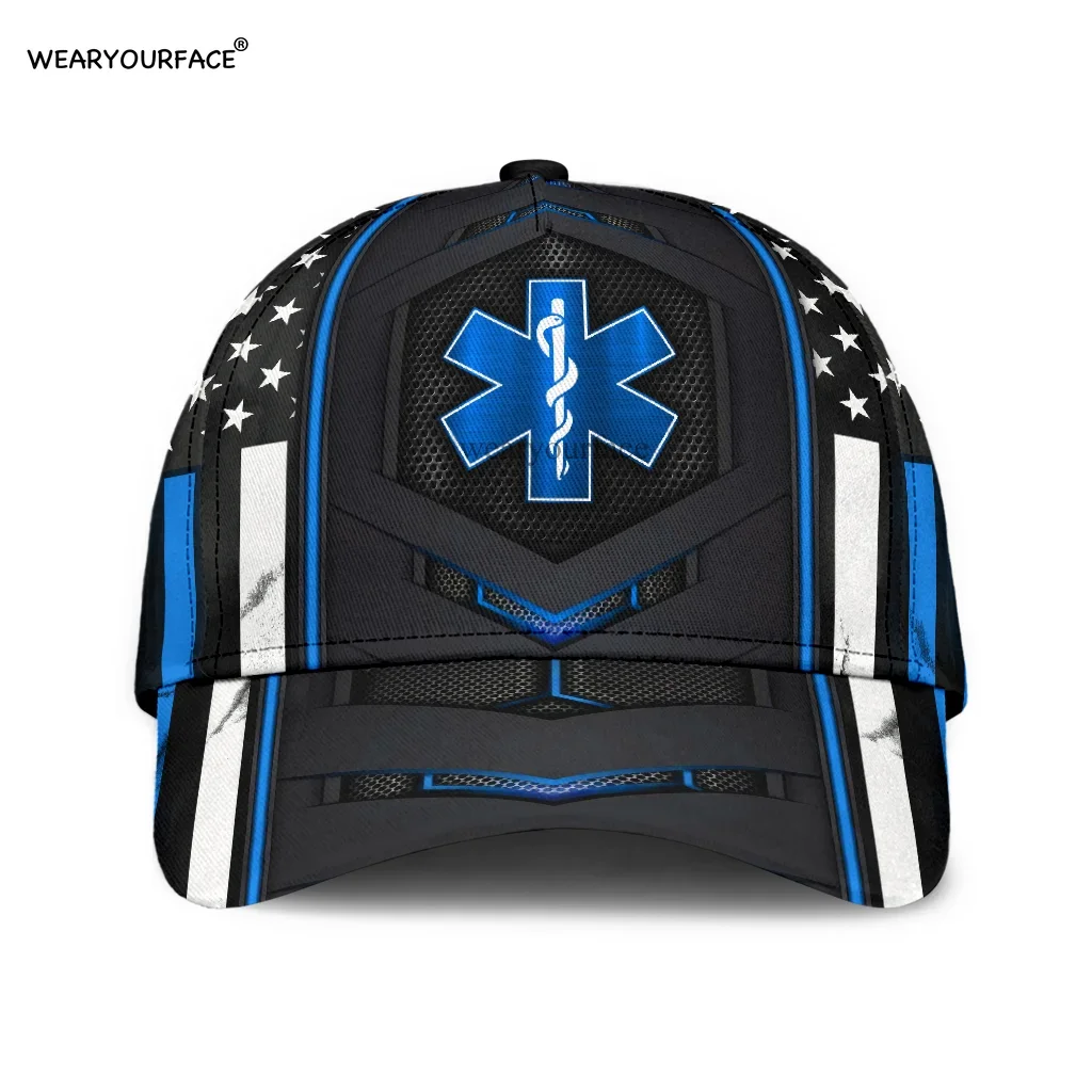 Brandweerman Vuist In Last Out 3D Over Gedrukt Snapback Hoed Mannen Vrouwen Volwassen Hip Hop Hoofddeksels Outdoor Zonneklep Baseball Cap