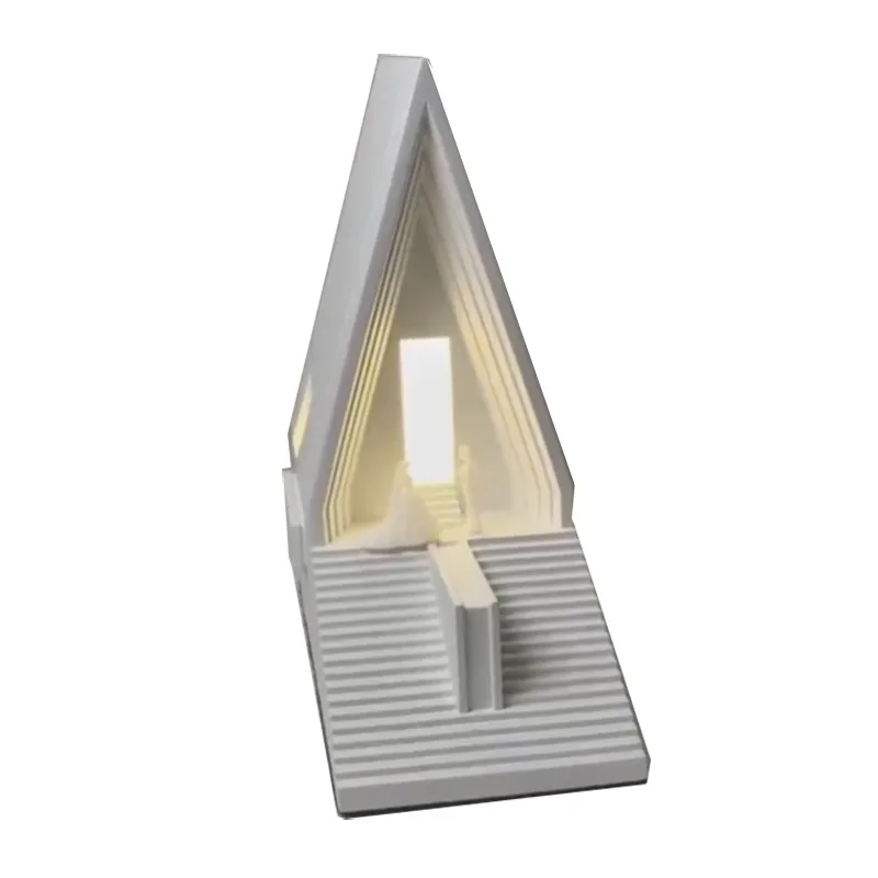 Night lamp desk lamp wedding gift cement concrete church atmosphere creative ornament