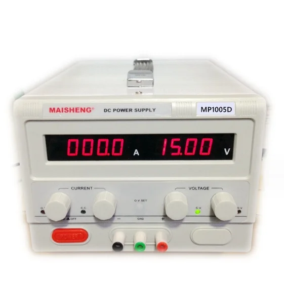 Fuente de alimentación regulada CC para laboratorio, investigación científica y enseñanza, 1005D, 100V, 5A