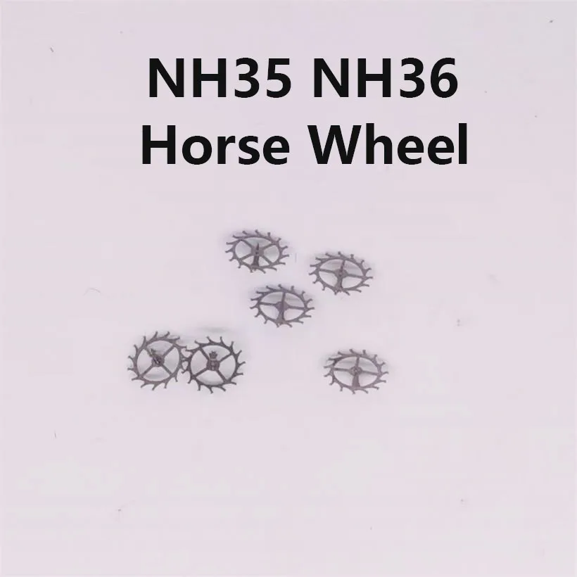NH35 Movement Horse Wheel Watch Movement Accessories Suitable For NH35 NH36 Mechanical Movement Escape Wheel Lotus Wheel