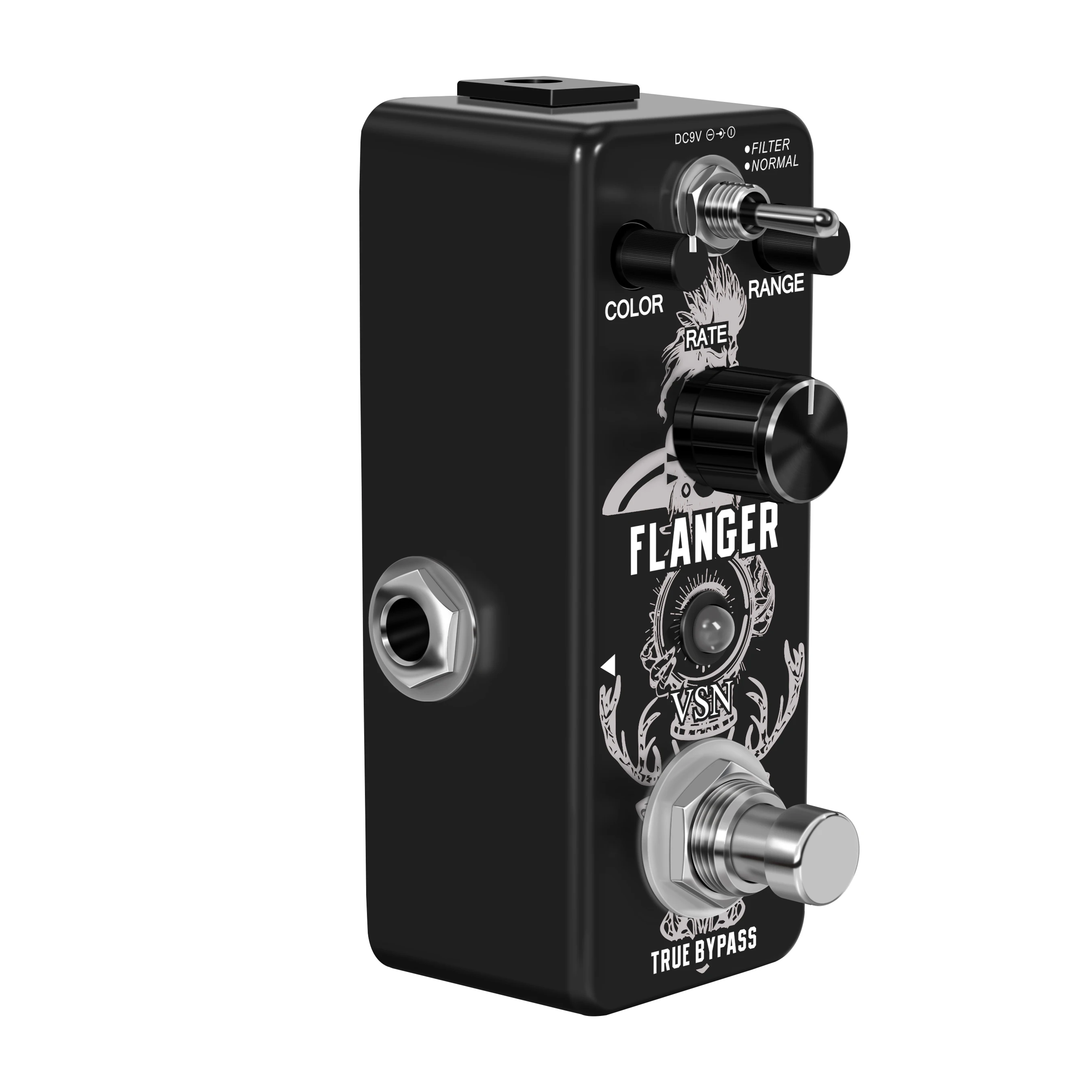 VSN  Flanger Guitar Pedal Analog Flanger Guitar Effect Pedal with Static Filtering True Bypass Guitar Accessories VSN LEF-312