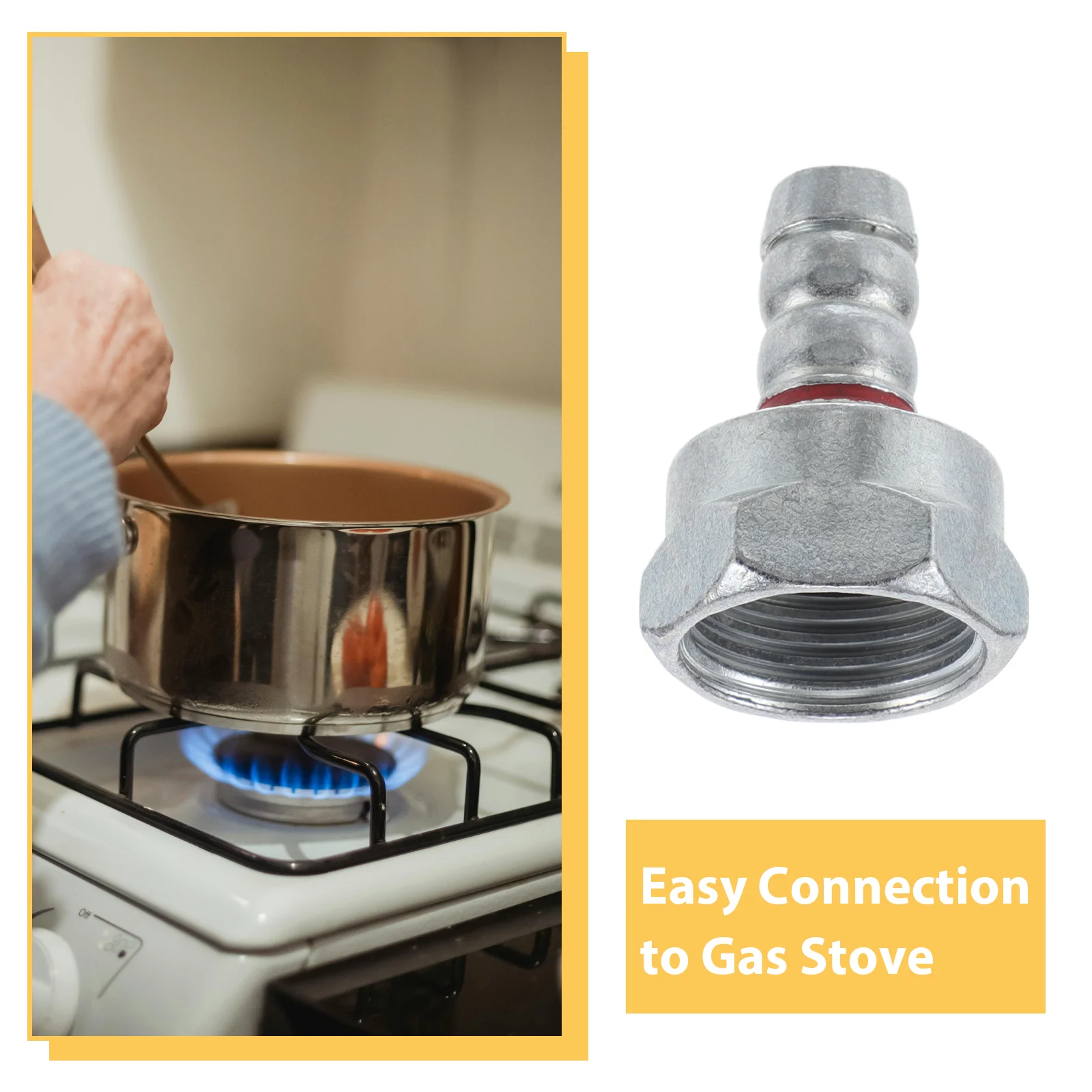 Gas Pot Adapter Stove Universal Cooking Lifter Pipe Connecting Mouth