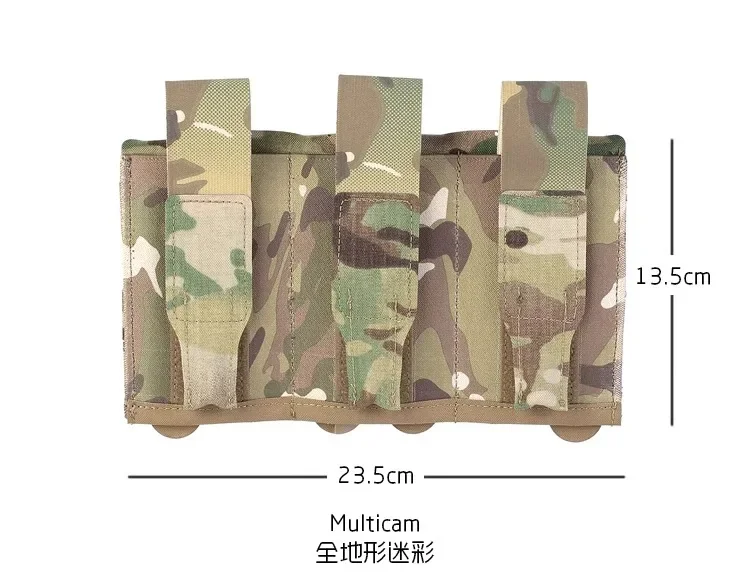 

Тактический подсумок PEW TACTICAL Flap Mag Pouch Triple Mag Carrier для передней панели жилетов JPC SPC AVS