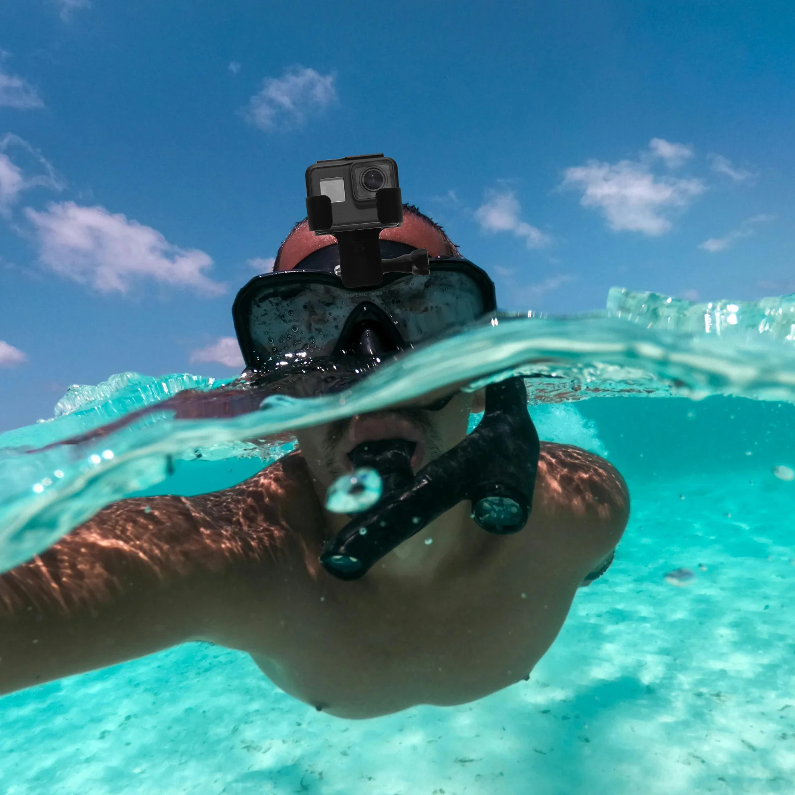 

Divemaskcameraholder1settainlesssteelunderwaterphotographyaccessoriesgopromount Camera Mount for Dive Mask Camera Holder