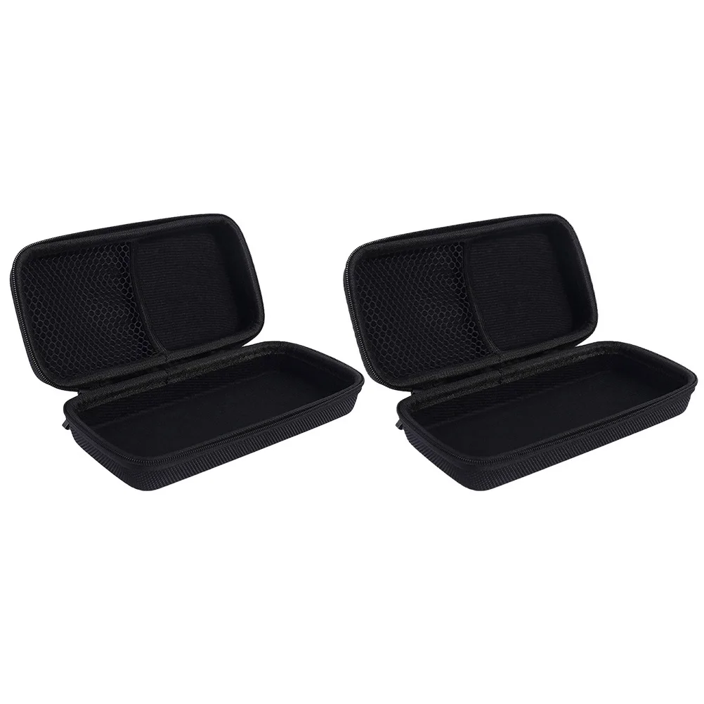 

2Pcs Eva Microphone Box Lightweight Durable Waterproof Built-in Mesh Pocket Perfect for Travel Business Use Microphone Box