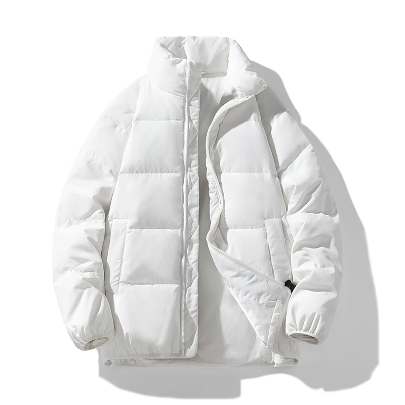 Duck Velvet Thick New Causal Stand Collar Fashion Loose Outdoor Jacket Autumn Winter Male Warm Clothes Windproof Waterproof Coat