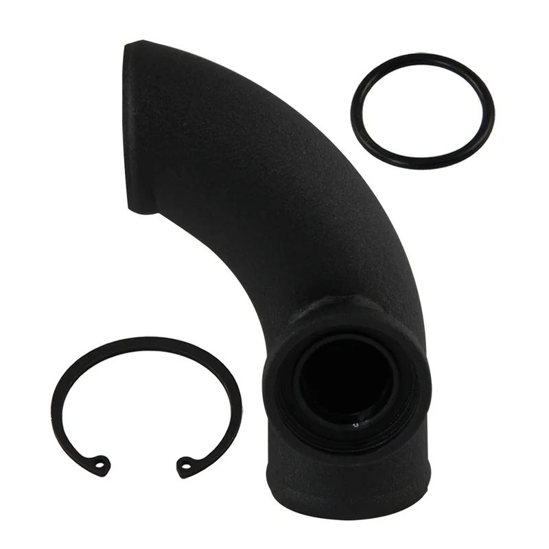 

90 degree 63mm 2.5" Turbo Aluminum Flange Pipe For SSQV/SQV BOV Blow Off Valve