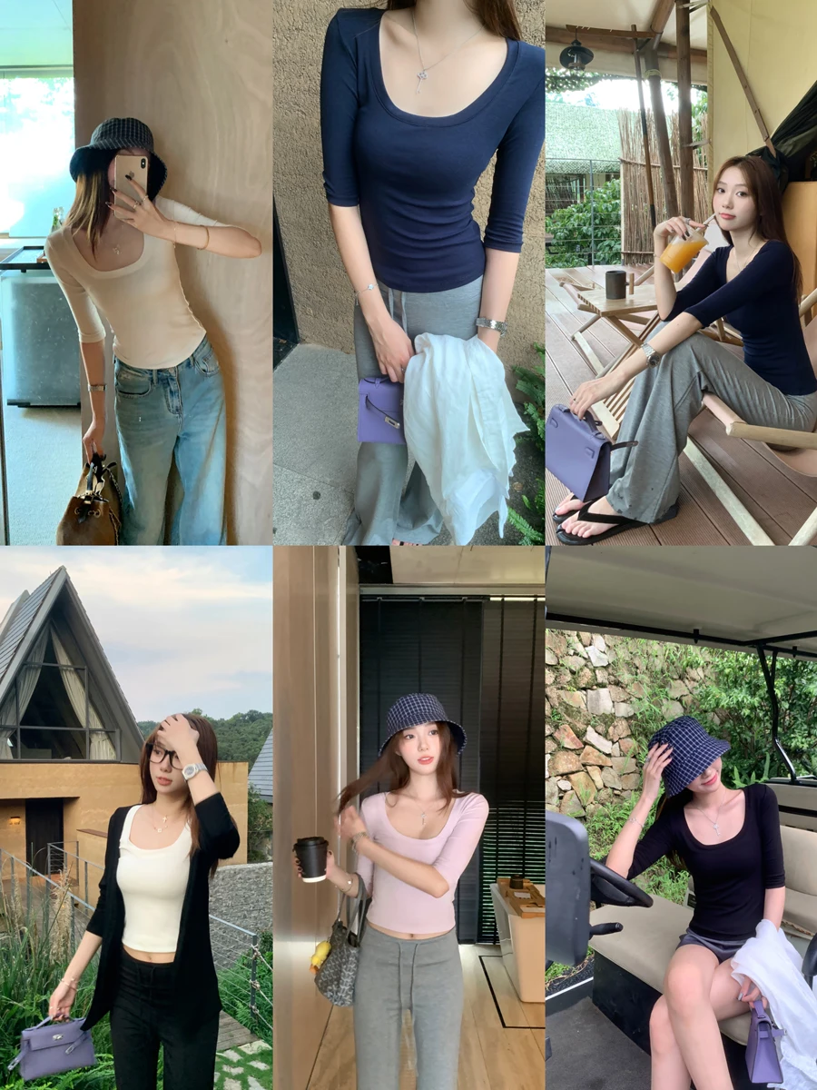 

Женская приталенная майка из хлопка и шелка, повседневная, мягкая, дышащая, летняя, модная, для ношения под одеждой