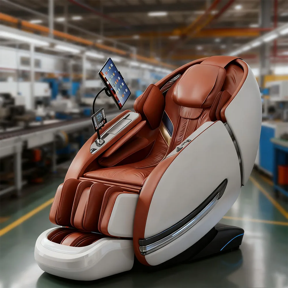 

GUOHENG Full Body Zero Gravity Massage Chair Sl Track Shiatsu Massage Recliner Chair With Heat Body Scan Thai Stretch