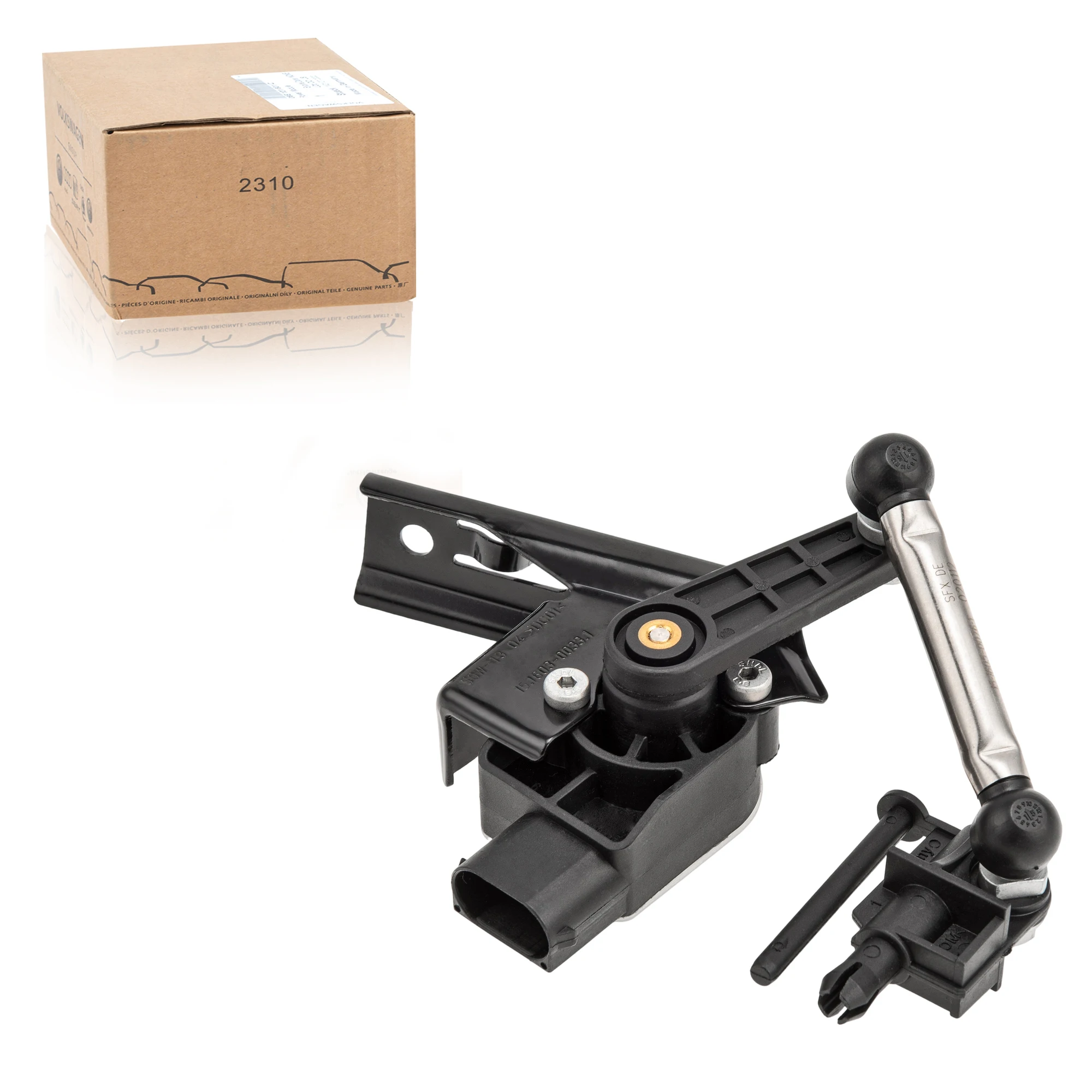 

Genuine 97034302103 Front Axle Left Headlight Level Sensor For PORSCHE Panamera (970) 3.0 S,3.6,4.8 Turbo 2009-2016