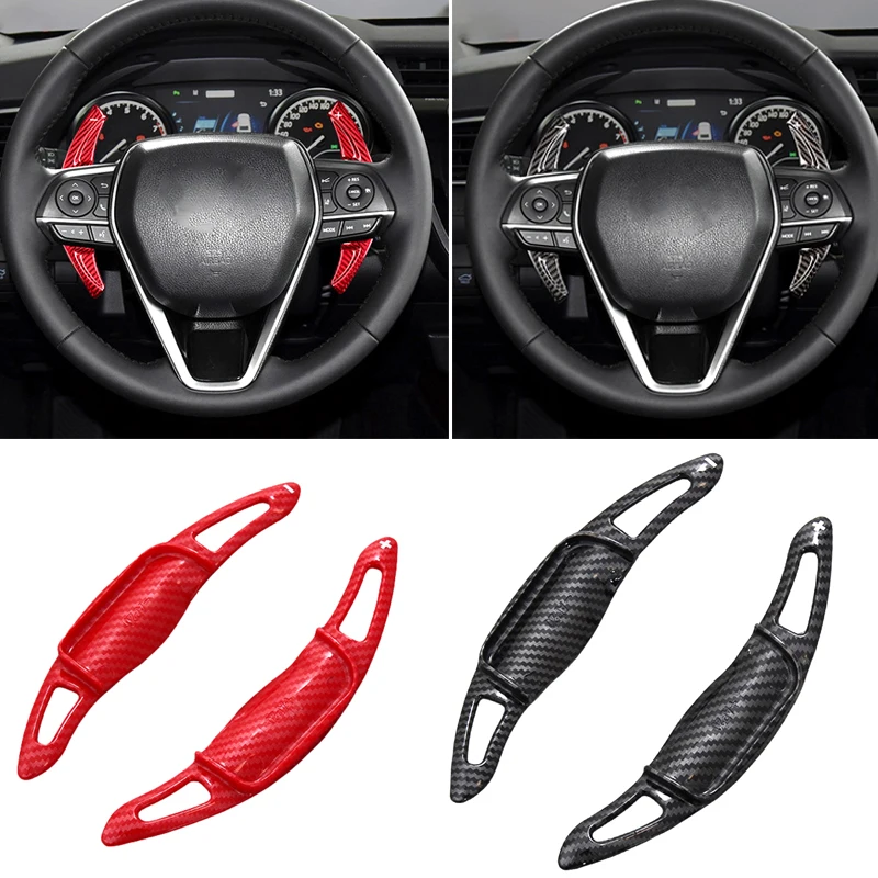 

Car Steering Wheel Shift Paddle Shifter Extended ABS Extension For Toyota Camry Corolla Avalon 2019-2022 Auto Accessories