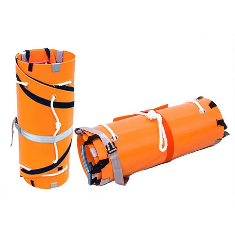 

Multifunctional roll type soft stretcher, blue sky rescue, firefighting, first aid, mountain folding, simple lifesaving