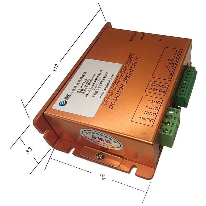 DC24/20BL-4Q02 24V PWM DC Motor Controller 24v 200w dc motor speed controller reversible speed controller for  welding machine