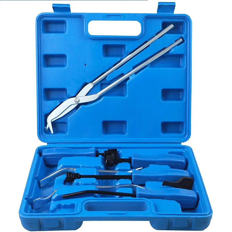 Universal Drum Brake Tie Rod 8 Pieces Brake Band Carrying Case Car Drum Brake Removal Tool Kit Disc