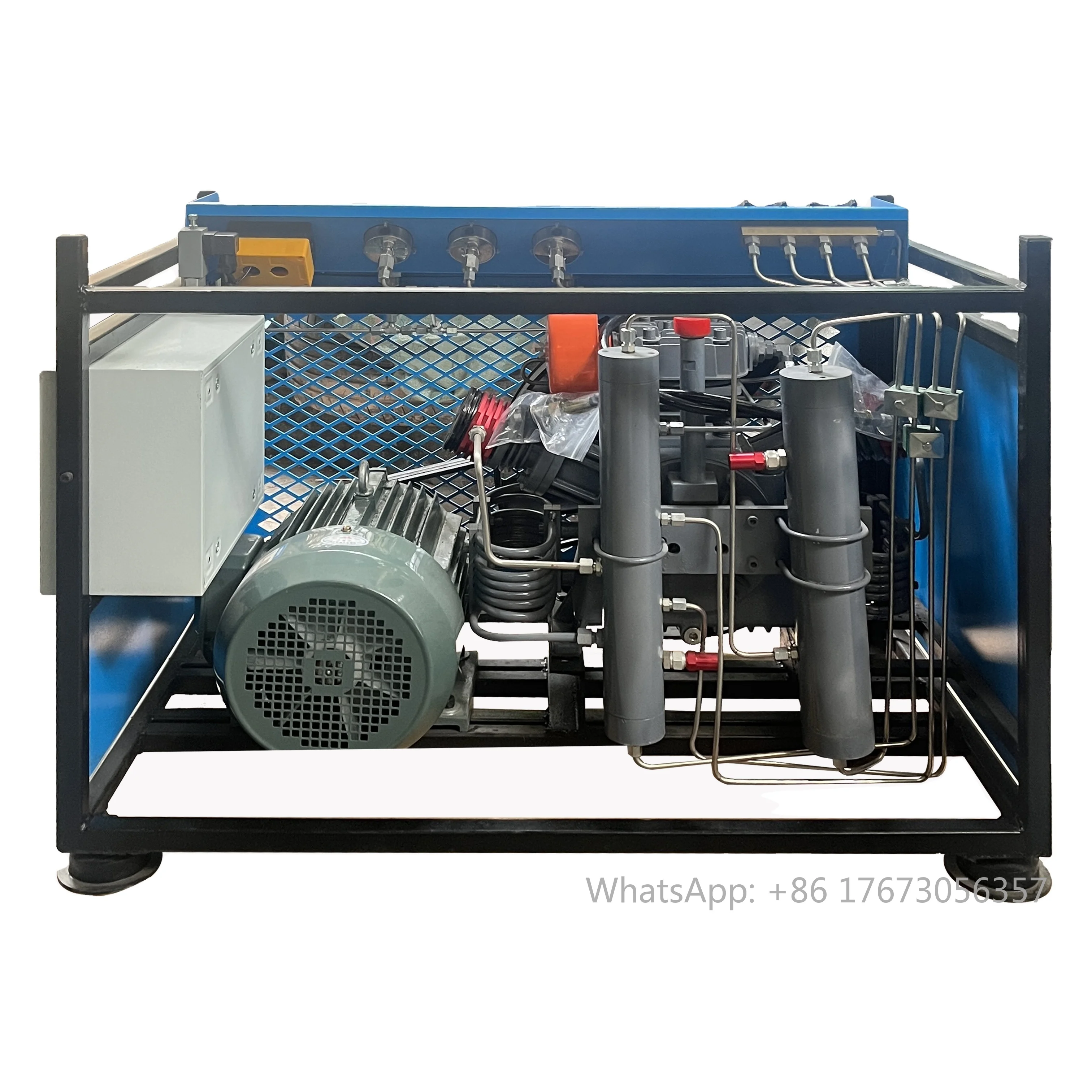 300BAR 5.5kw 0.215m3/min Highly Compressed High Pressure Belt Piston Air Compressor