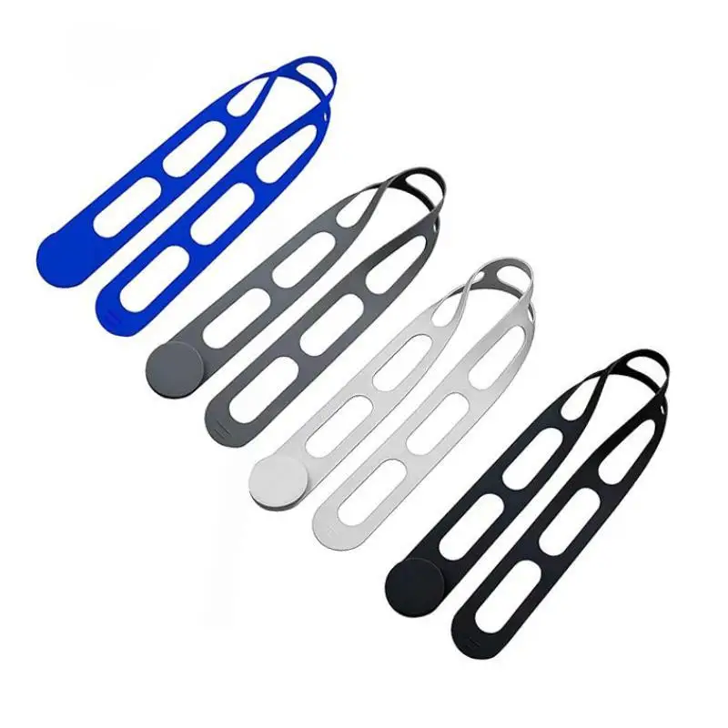 54cm Food Safe Silicone Elastic Straps Stretch Fixing Bands for Pot Lid Lunch Box Office Commute Food Storage
