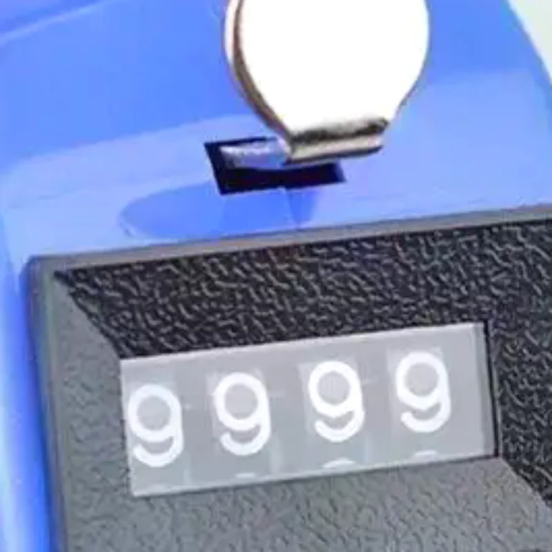 Handheld 4 Digital Tally Counter Mechanical Manual Palm Clicker Number Count Assorted Tally Counter Number Count