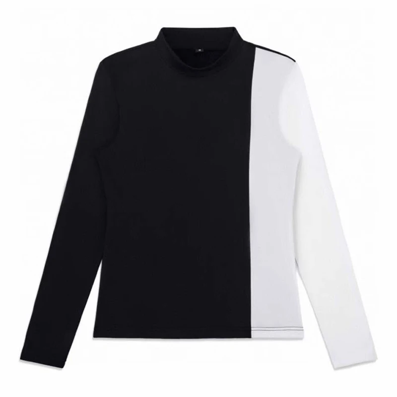 Golf Women's Clothing Autumn/Winter New Outdoor Sports Shirt Comfortable Thin Velvet Long Sleeve T Sleeve Slim Fit Versatile Top image 3