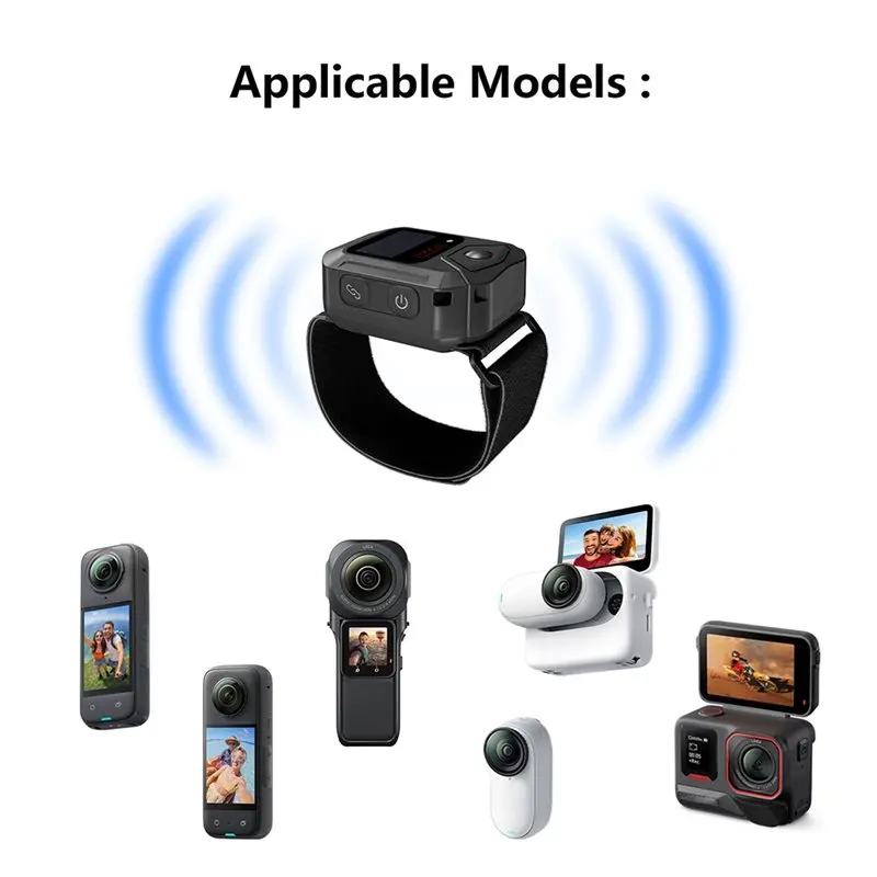 [LXYA68Z!] Built-In GPS Bluetooth Remote Control With Screen Wristband For X5 ACE Pro 2 Cameras Bicycle Belt Accessorie