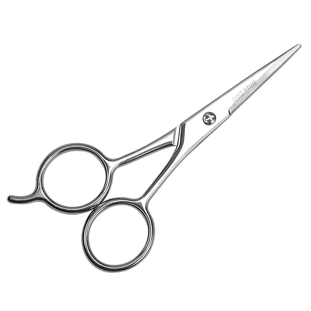 Big Ring Scissors Nose Hair Beard Beard Eyebrow Stainless Steel Beauty Scissor Silver Color Gift for Father