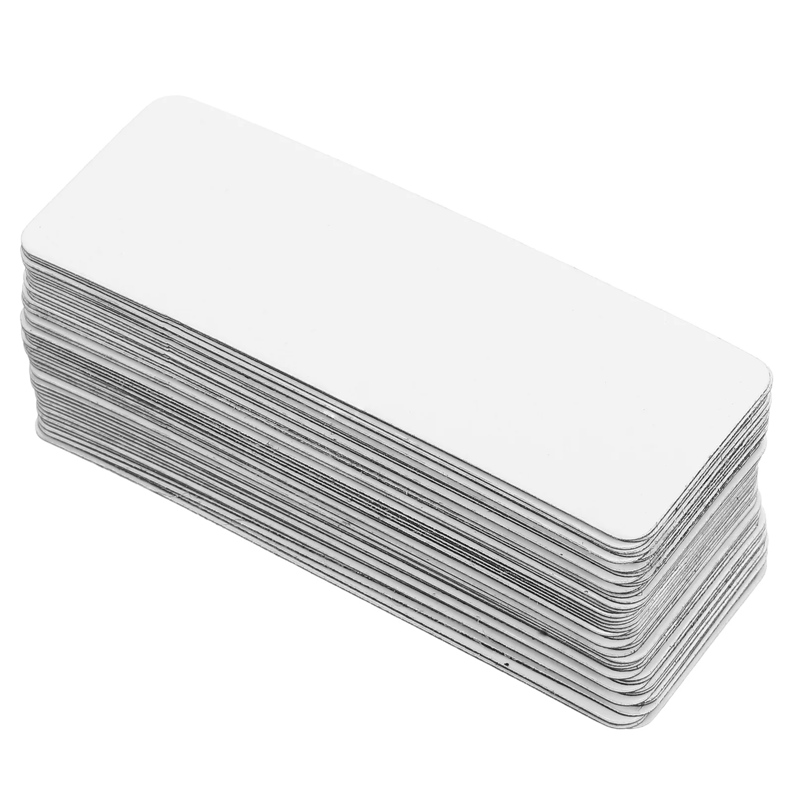 

50Pcs Magnetic Dry Erase Labels Reusable Writable Name Tags for Classroom Office Organization Whiteboard Fridge Cabinet