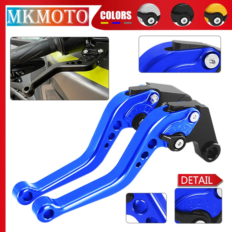 Hot Sales For MT-07 MT-09 Tracer900GT Tenere700 XSR700 900 FZ1 FZ6 Motorcycle CNC Short Adjustable Handle Brake Clutch Levers