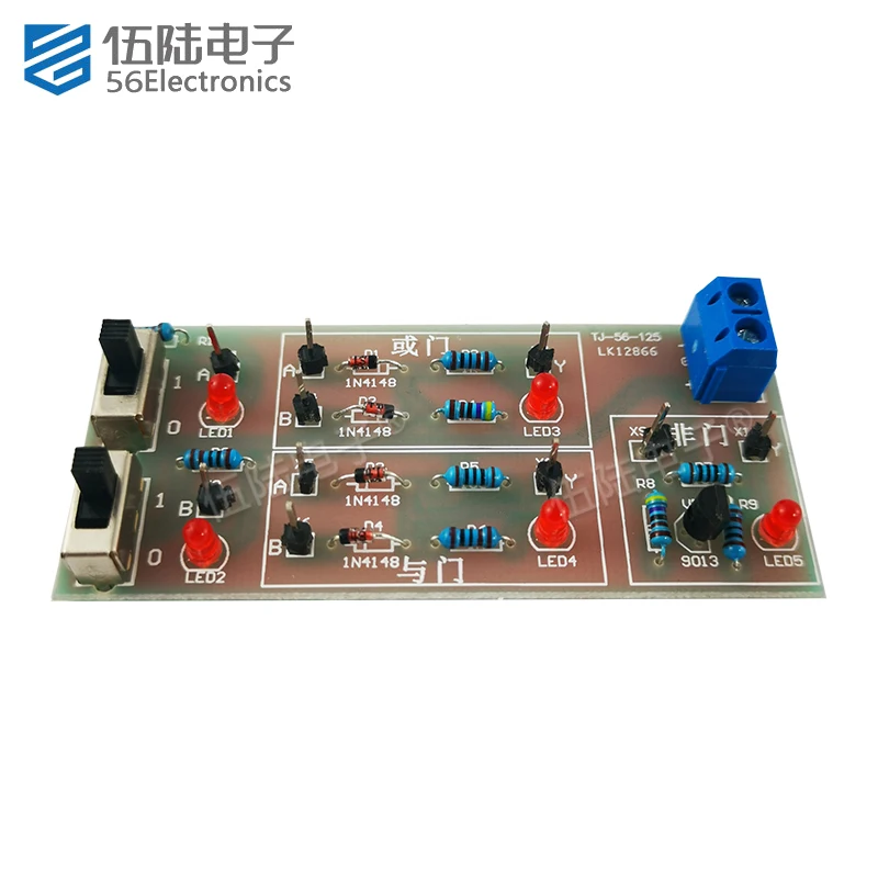 Kit Circuito Portão Componentes Discretos Peças sobressalentes DIY Kit Eletrônico Soldagem e Montagem Componentes