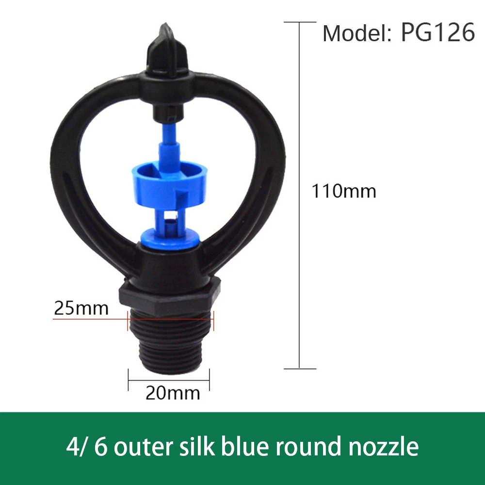 Irrigation Head Convenient Applicable To Multiple Scenarios Pom Material Sprinkler Head Watering Nozzle Water-saving 50g