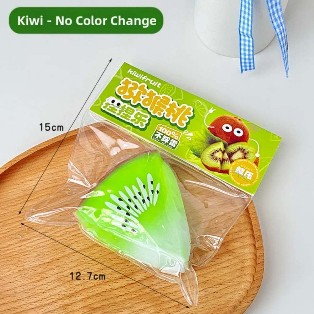 Simulated Design Color-changing Squishy Toy Squeeze Action Hand Anti-stress Dragon Fruit Squishy Fruit Shape
